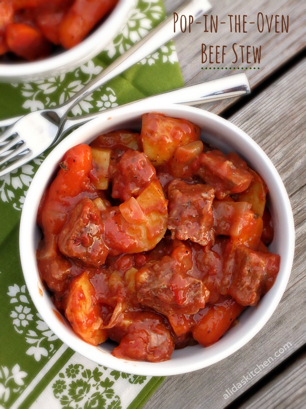 pop-in-the-oven beef stew #sundaysupper