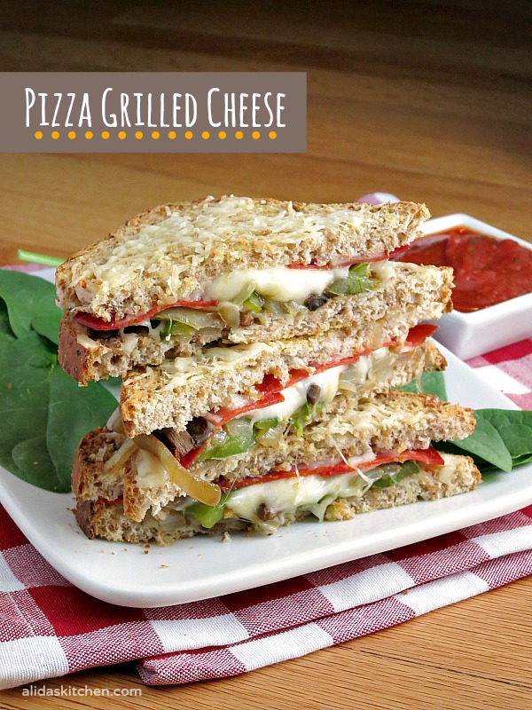 pizza grilled cheese #sundaysupper